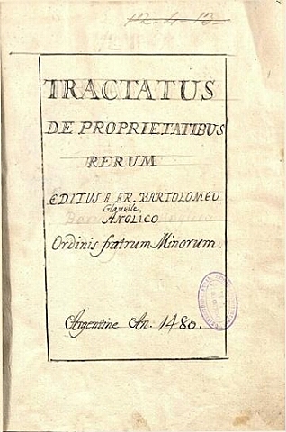 De proprietatibus rerum