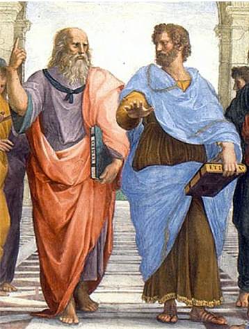 Aristotle and Plato
