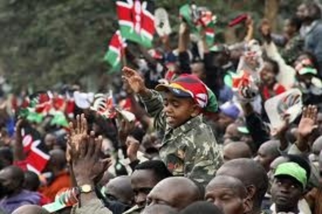 Kenya get their independence