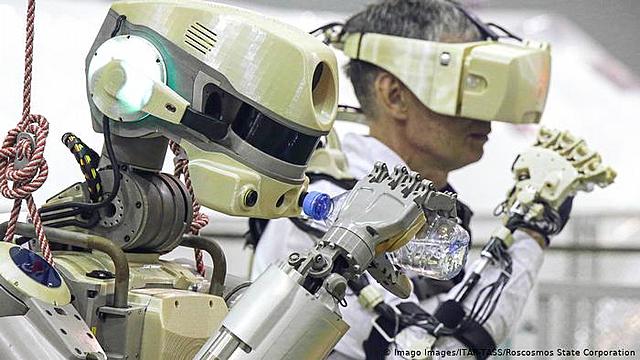 The International Space Station created a robot called Canadarm2