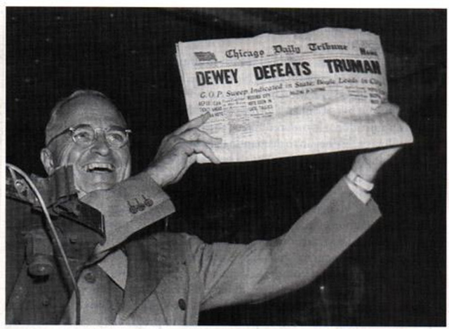 dewey defeats truman