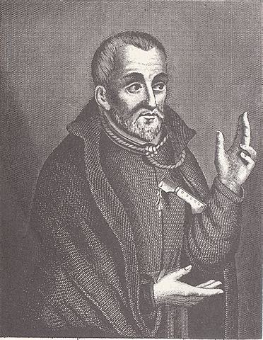 Jesuits Robert Persons, Ralph Emerson and Edmund Campion are sent to England