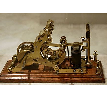 Invención del telégrafo.