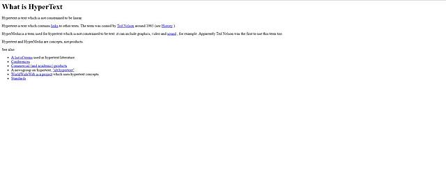 Links and Anchors, el primer tutorial de la red