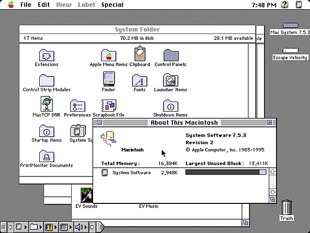 Mac OS system 7
