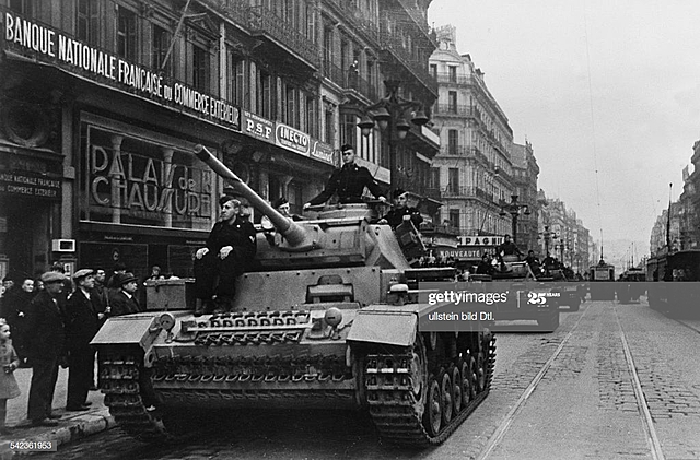 German Tanks Enter France