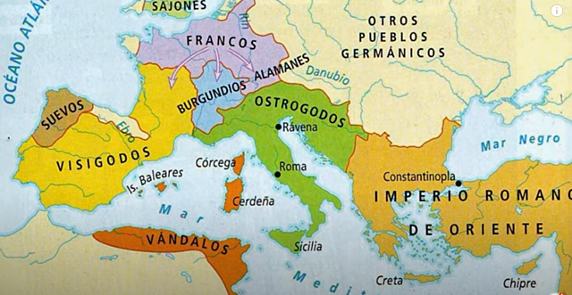 el comienzo del imperio Carolingio