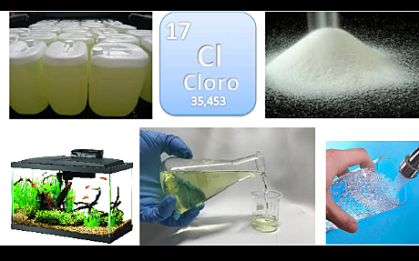 Cloro (CL) fué descubierto en 1774 por el sueco Carl Wilhelm scheele fué descubierto en su forma diatomica aunque creía q se trataba de un compuesto que contenía oxigeno