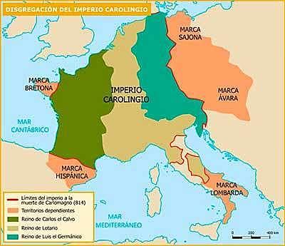 División del imperio