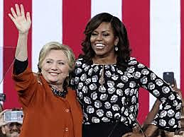 Michelle campaigned in support of Hilary Clinton