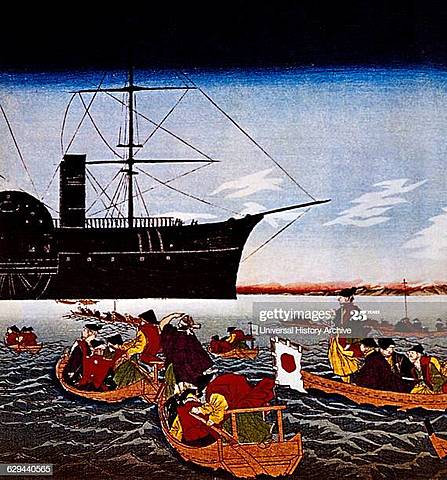 Japón sale del aislacionismo.