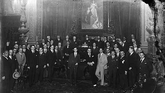 Primera reunión internacional de la asociación de futbol