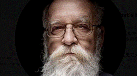 Timeline: Daniel Dennett   photo credit (Dennett, 2012)