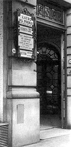 Nacimiento del teatro del pueblo