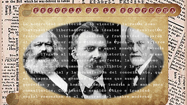 ESCUELA DE LA SOSPECHA