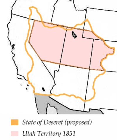 utah became territory