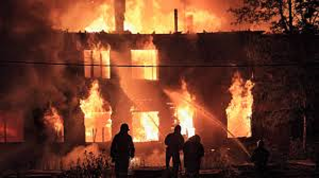 Incendio en la planta de procesamiento