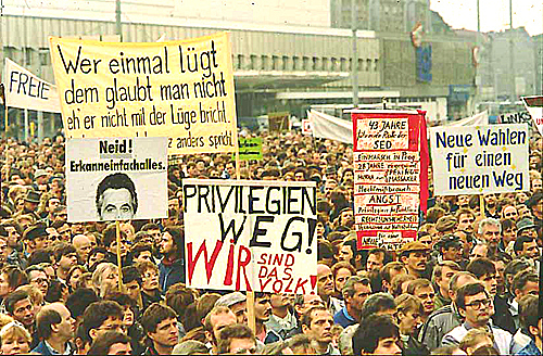 Protests Against the East German Government Become more Widespread