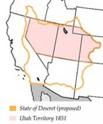 Utah becomes a U.S. Territory