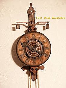 Primer reloj mecánico Siglo XIII