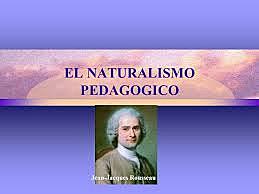 Pedagogía Naturalista