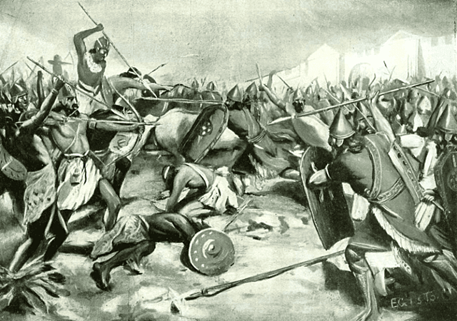 Babilonia derrota a Egipto