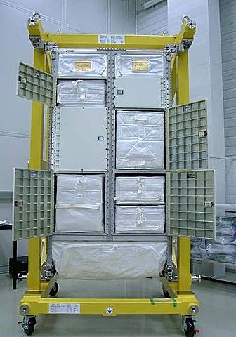 The installation of The European Transportation Carrier (ETC) on the ISS