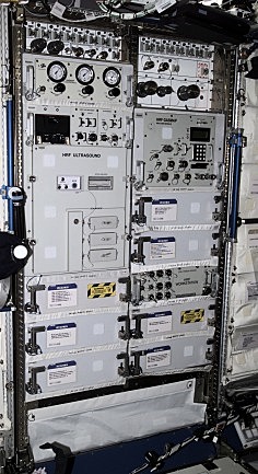 The installation of Human Research Facility 1