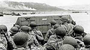 Dia D, os aliados desembarcam na Normandia.