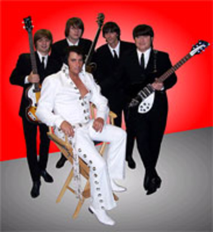 Elvis with the beatels