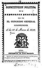 3era Constitución del Perú