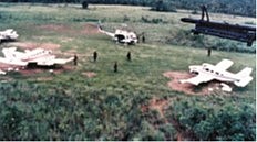 Descubrimiento del laboratorio de cocaína que poseía el cartel de Medellin en los llanos orientales "tranquilandia"