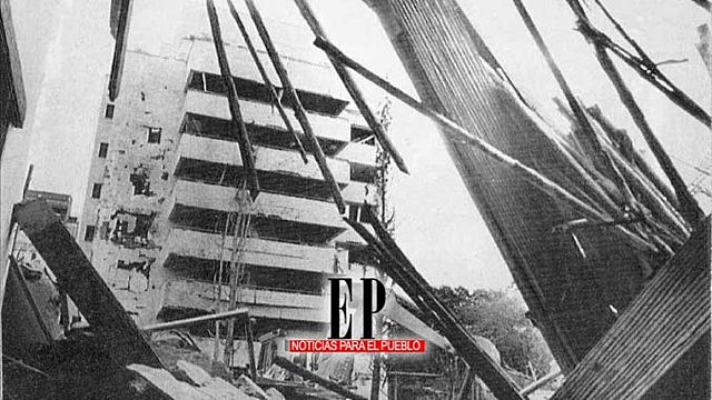 Carro bomba en el edificio Mónaco