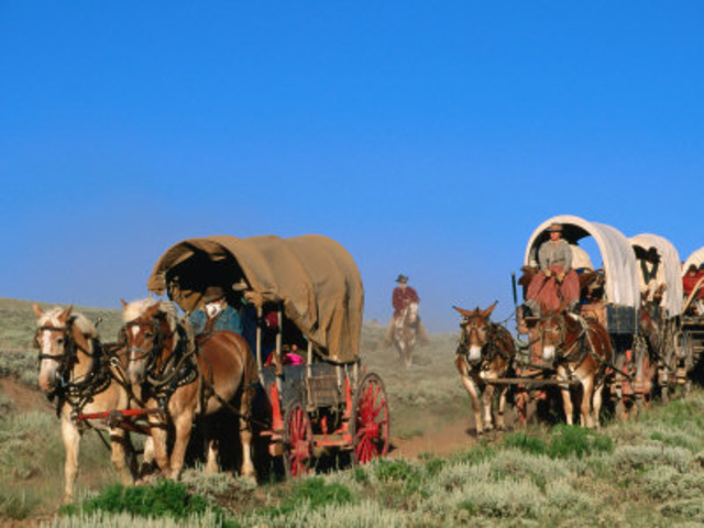 First Set of Mormons Arrive in the Great Salt Lake