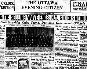 The Stock Market Crash (Economic Change) (-2)