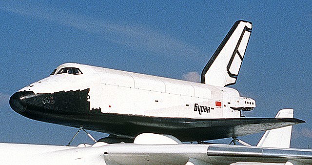 The first launch of Buran spacecraft