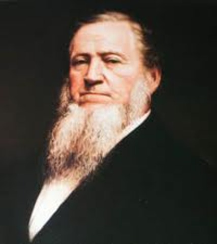 Brigham Young entered the Salt Lake Valley