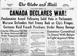 Declaration of War: Canada enters WW1 Political,Economical and Social Impact