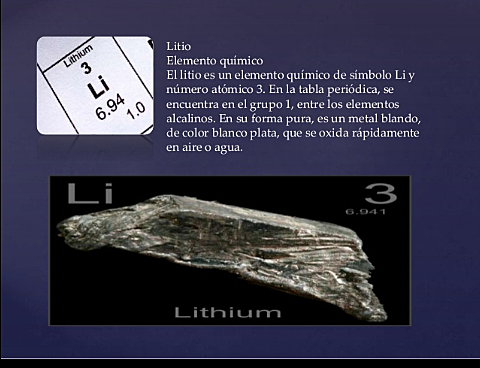 Litio(Li) descubierto por Johann Arfvedson entró este elemento en la espodumena y lipidolita de una mina de petalina en suecia