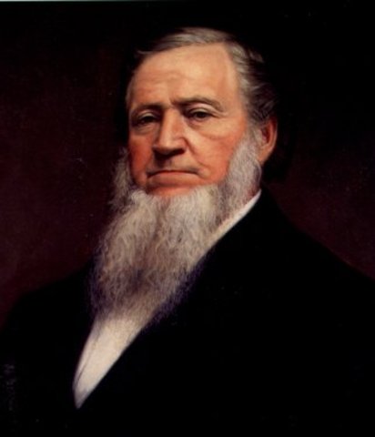 Brigham Young enters Salt Lake Valley