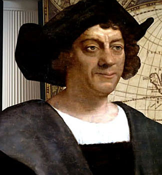 Christopher Columbus sails To the New World