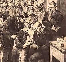 Primera vacuna en un ser humano de Pasteur