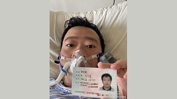 Dr. Li Wenliang publishes a report of his experience at the police station.