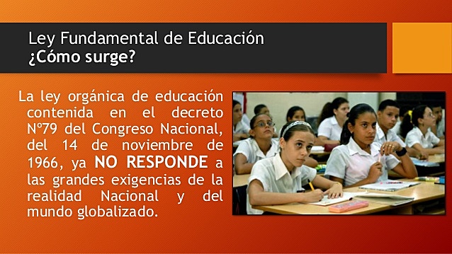 Ley Orgánica de Educación