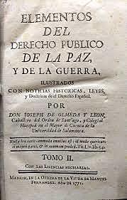 Derecho Publico en las Leyes de la Guerra y la Paz