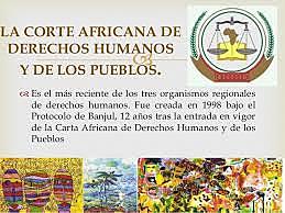La Carta Africana de Derechos Humanos y de los Pueblos