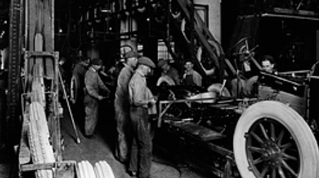 Linea de ensamble Henry Ford