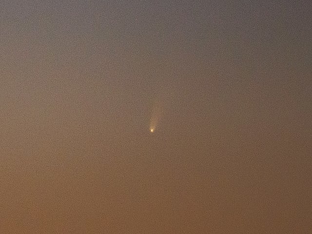 The dicovery of C/2020 F3 (NEOWISE) comet