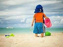 mi primera vez en la playa