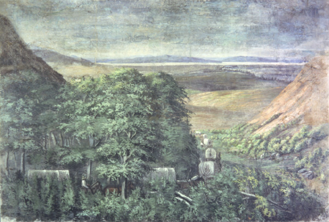 Mormon Pioneers entered the Utah Valley